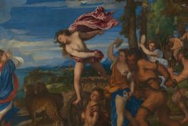 Titian, Bacchus and Ariadne, 1520-23, National Gallery, London, UK. Detail.