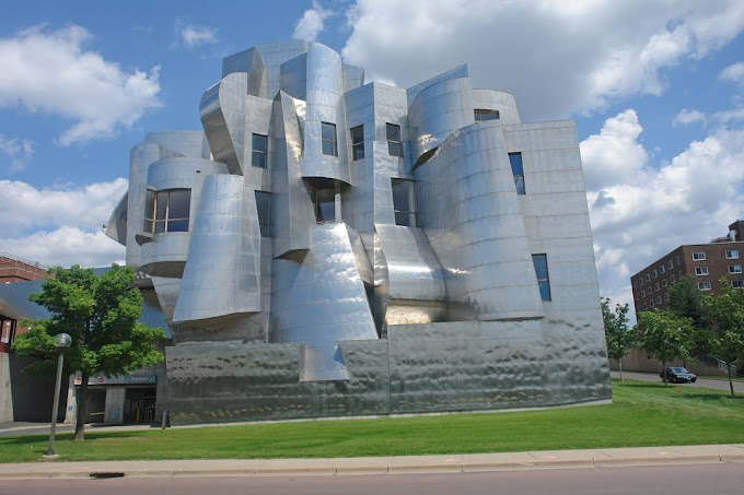 Frank Gehry: Frank Gehry, Weisman Art Museum, Minneapolis, MN, USA. Photo: Shutterstock via Brittanica.
