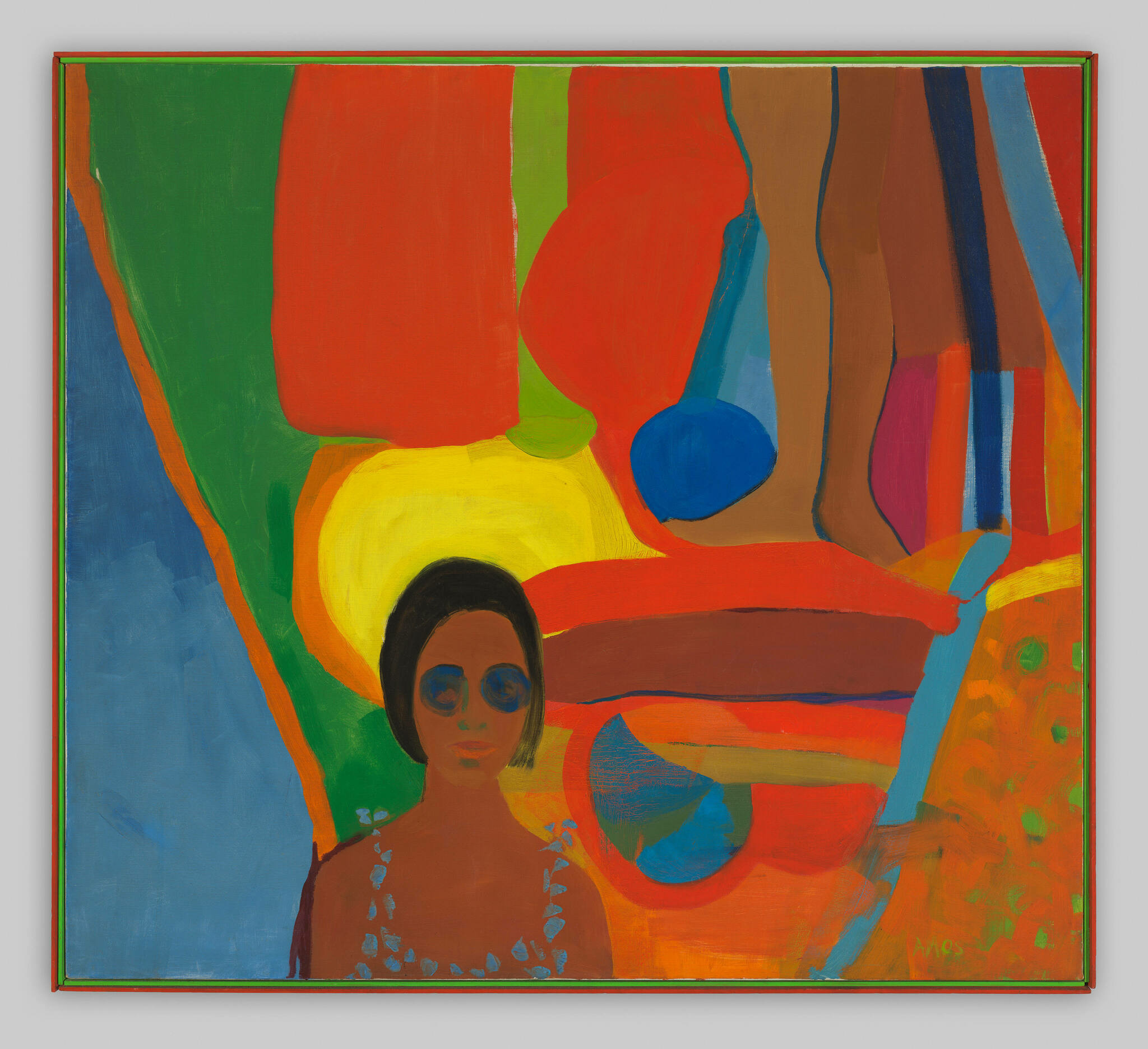 Emma Amos, Baby, 1966, Collection of the Studio Museum in Harlem and the Whitney Museum of American Art, New York, NY, USA.