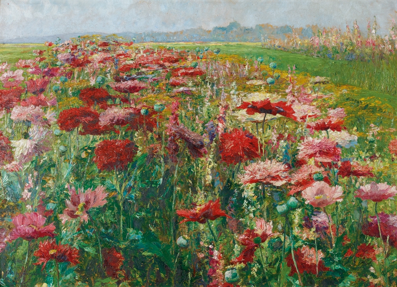 Olga Wisinger-Florian: Olga Wisinger-Florian, Blooming Poppies, 1895-1900, Belvedere, Vienna, Austria.
