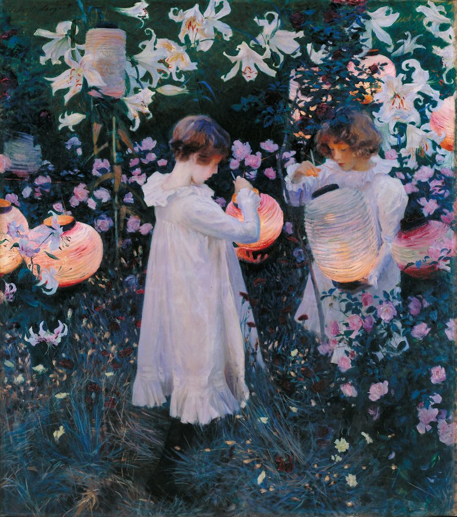John Singer Sargent: John Singer Sargent, Carnation, Lily, Lily, Rose, 1885-6, Tate Britain, London, UK.
