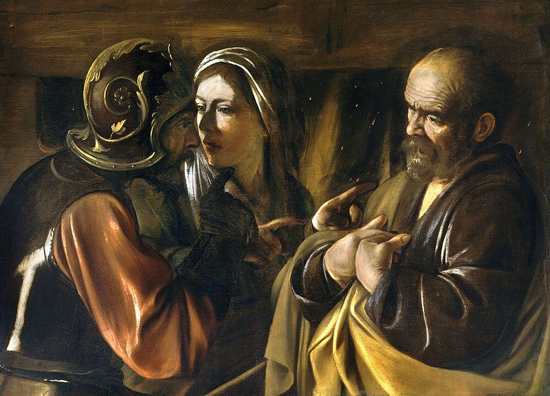 caravaggio saint ursula: Caravaggio, 1610, The Denial of St Peter, Metropolitan Museum of Art, New York, NY, USA.
