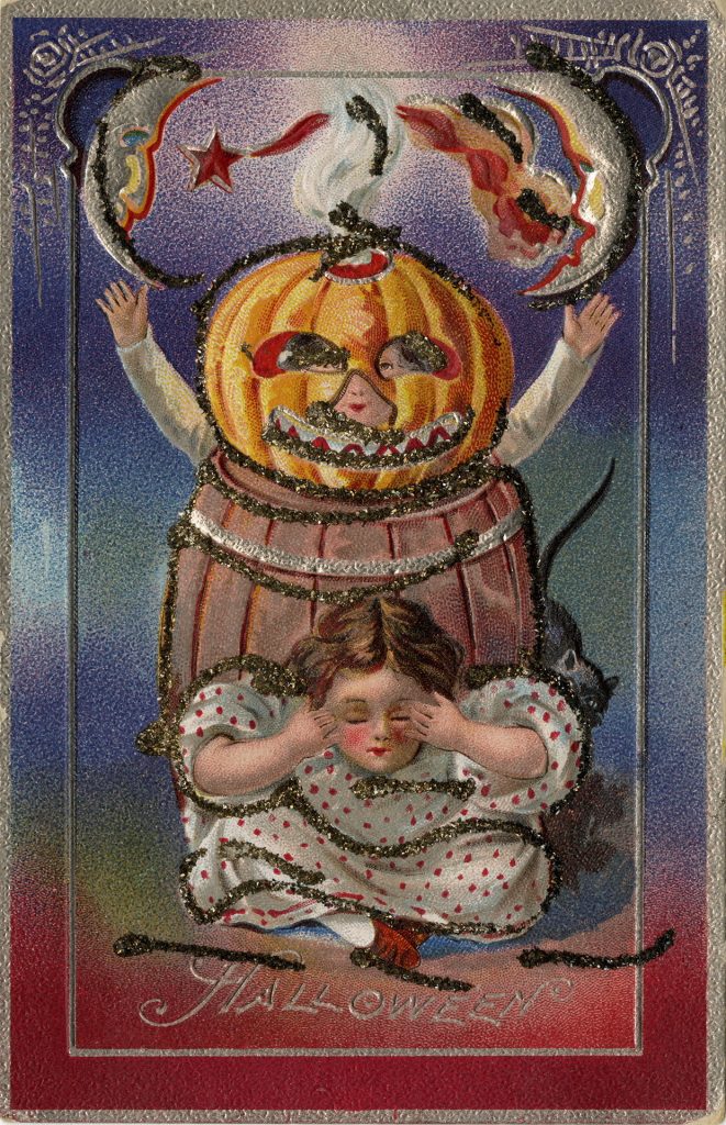 Victorian postcards: Halloween Card, 1910, Toronto Public Library, Toronto, Canada.
