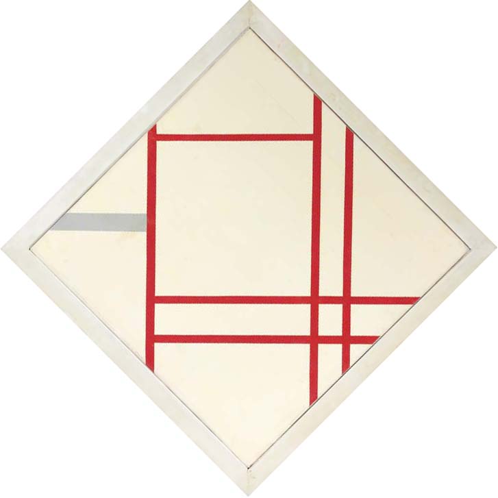 Marlow Moss: Marlow Moss, Composition in White, Red, and Grey, 1935, private collection. Christie’s.
