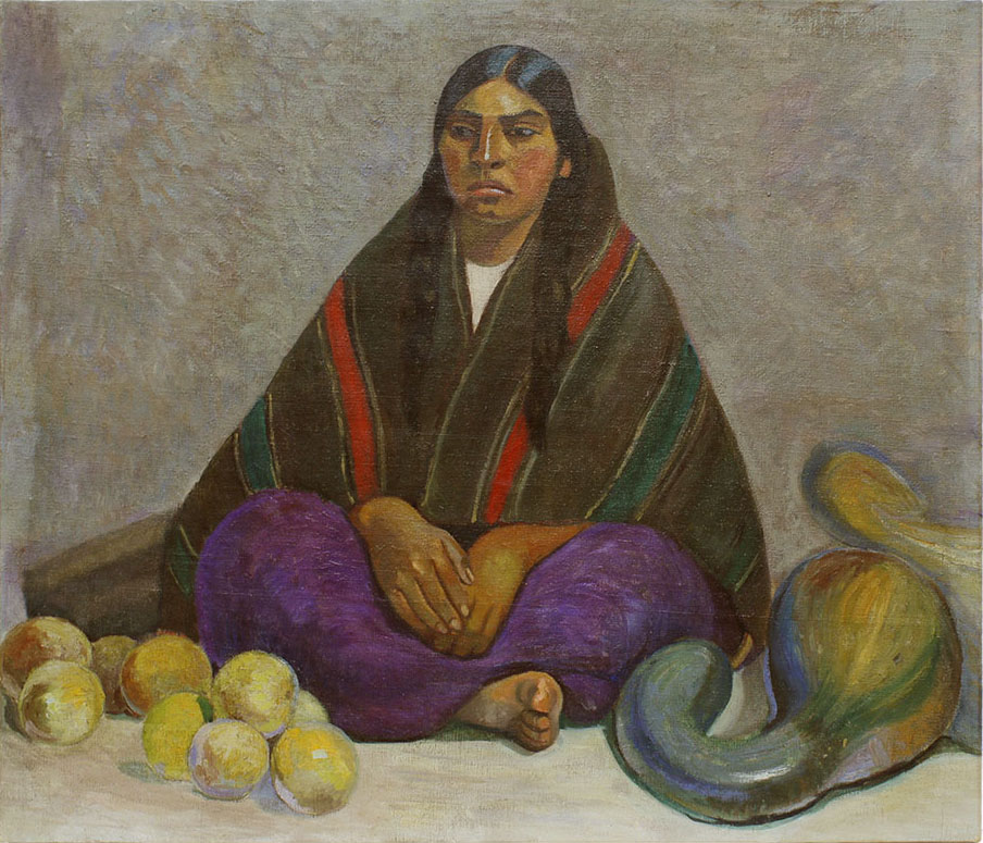 latin american women modernists: Latin American Women Modernists: Julia Codesido, Vendedora ayacuchana, ca. 1927, Museo de Arte de Lima, Lima, Peru. Archivo Digital de Arte Peruan.
