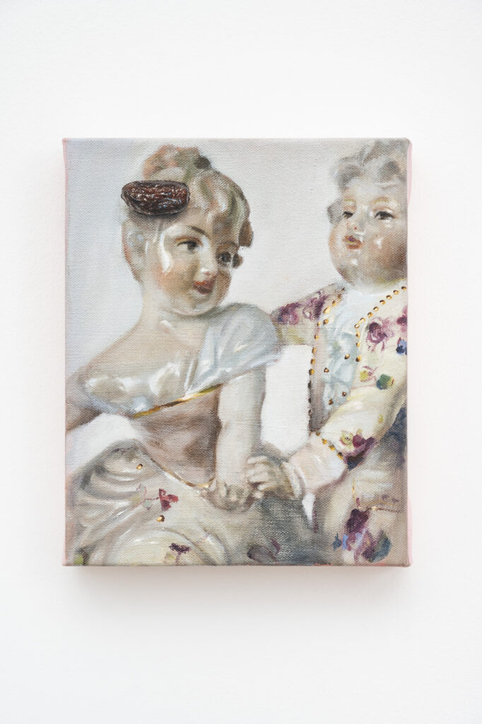 Freelands Painting Prize: Kirsty Bell, Date, 2022, oil on canvas, 25 × 20 cm. Courtesy the artist. Photo: Damian Griffiths.
