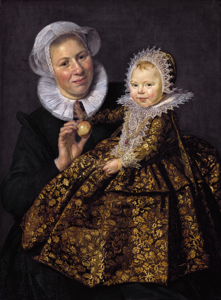 frans hals: Frans Hals, Catharina Hooft with Her Nurse, 1619-1620, Gemäldegalerie, Berlin, Germany.
