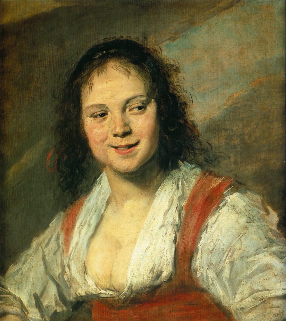 frans hals: Frans Hals, La Bohémienne, 1626 or ca. 1632, Louvre, Paris, France.
