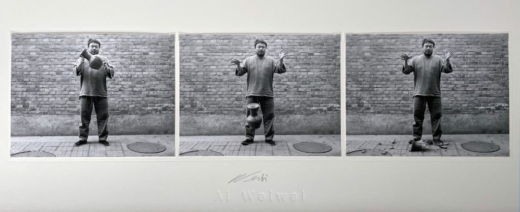 Ai Weiwei in 10 artworks: Ai Weiwei in 10 Artworks: Ai Weiwei, Dropping A Han Dynasty Vase, 1995-2021, Chambers Fine Art, New York, NY, USA.
