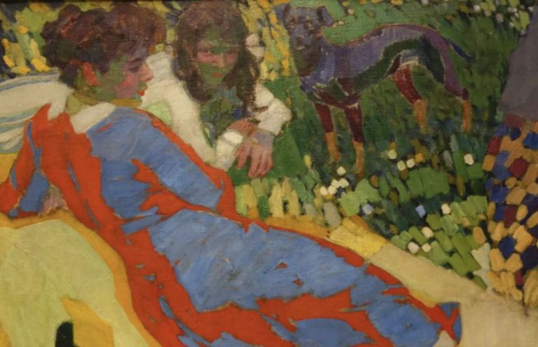 František Kupka: František Kupka, Family Portrait, 1910, National Gallery Prague, Prague, Czech Republic. Detail.
