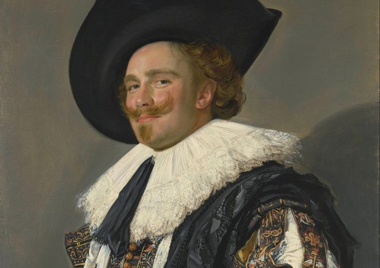 frans hals: Frans Hals, The Laughing Cavalier, 1624, The Wallace Collection, London, UK. Detail.
