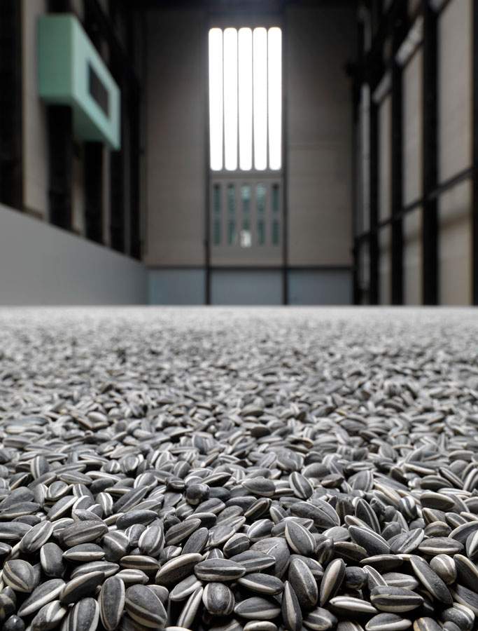 Ai Weiwei in 10 artworks: Ai Weiwei in 10 Artworks: Ai Weiwei, Sunflower Seeds, 2010, Tate Modern, London, UK.
