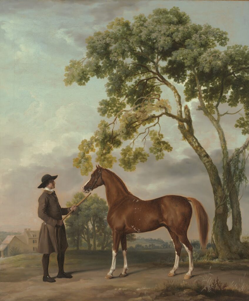 Whistlejacket: George Stubbs, Lord Grosvenor’s Arabian Stallion with a Groom, c.1765, Kimbell Art Museum, Fort Worth, TX, USA.
