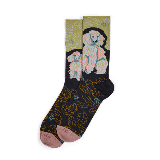 museum gift shop: French poodle socks | £20
