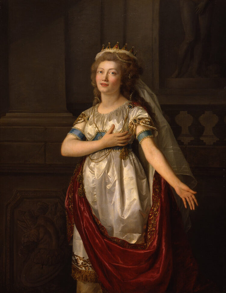 anne vallayer-coster: Anne Vallayer-Coster, Madame de Saint-Huberty in the Role of Dido, 1785, National Museum of Women in the Arts, Washington DC, USA
