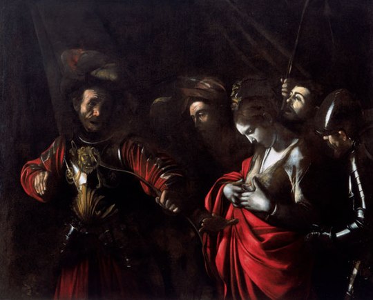 final painting: Michelangelo Merisi Caravaggio, The Martyrdom of Saint Ursula, 1610, Intesa Sanpaolo Collection, Palazzo Zevallos Stigliano, Naples, Italy.

