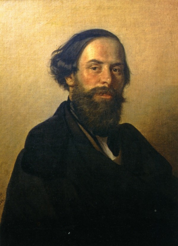 Ippolito Caffi: Ippolito Caffi, Self-Portrait, ca. 1840. WikiArt.
