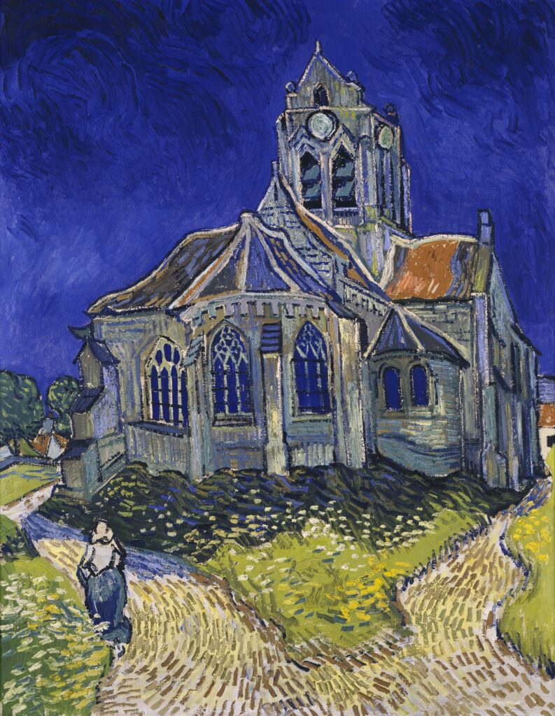 art in Doctor Who: Vincent van Gogh, The Church at Auvers, 1890, Musée d’Orsay, Paris, France.
