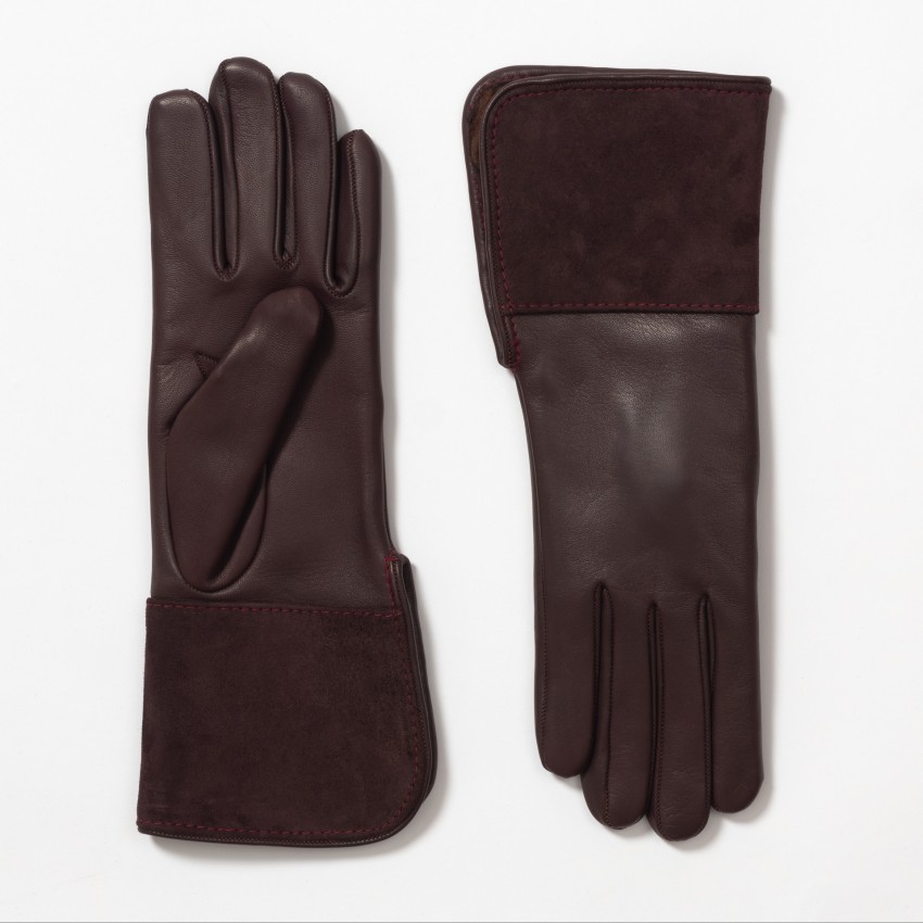 museum gift shop: Bordeaux Leather Gloves | €120
