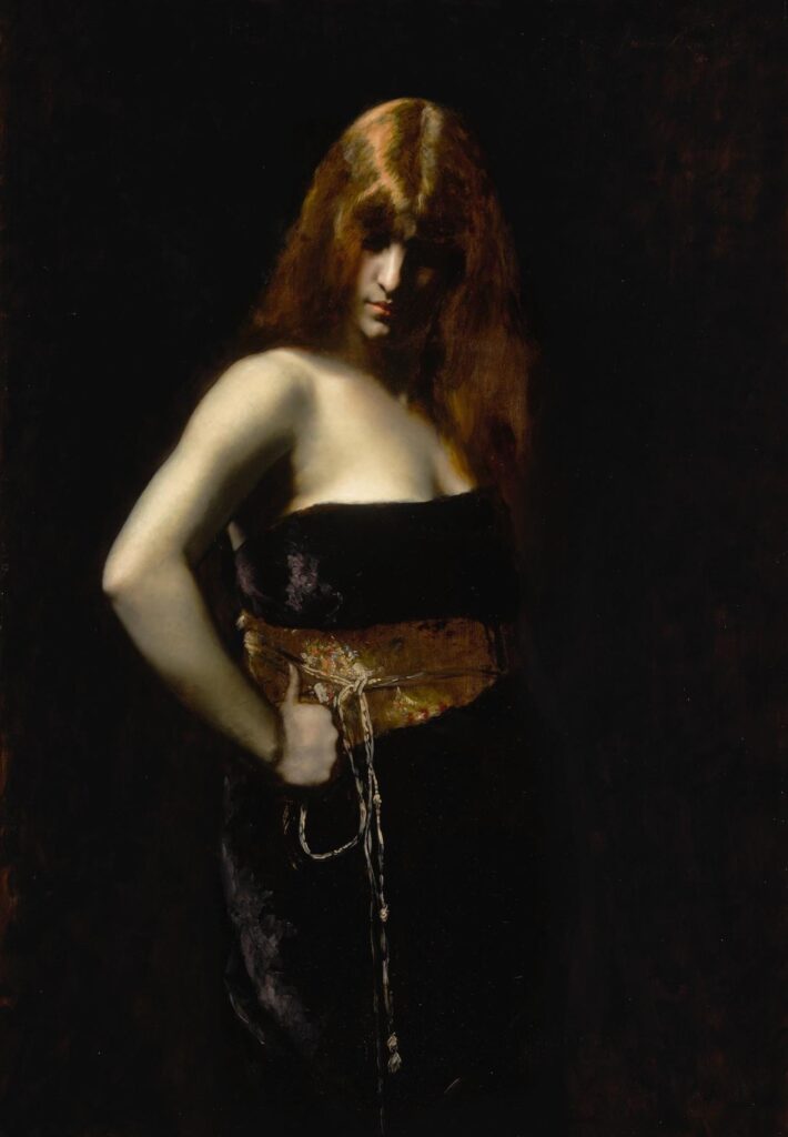 Juana Romani: Juana Romani, Hérodiade, 1890, Daniel Katz Gallery, London, UK. Art Salon.
