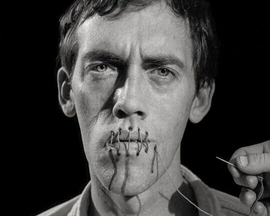 Censorship: Andreas Sterzing, David Wojnarowicz (Silence=Death), 1989/2014, Delaware Art Museum, Acquisition Fund, 2020. © Andreas Sterzing. Detail.
