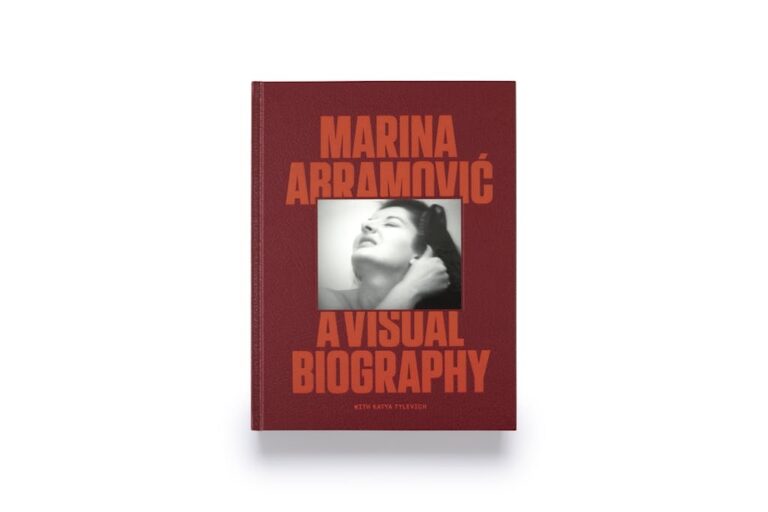 Marina Abramović - A Visual Biography: Cover of the book Marina Abramović: A Visual Biography, Laurence King Publishing, 2023. Courtesy of the publisher.
