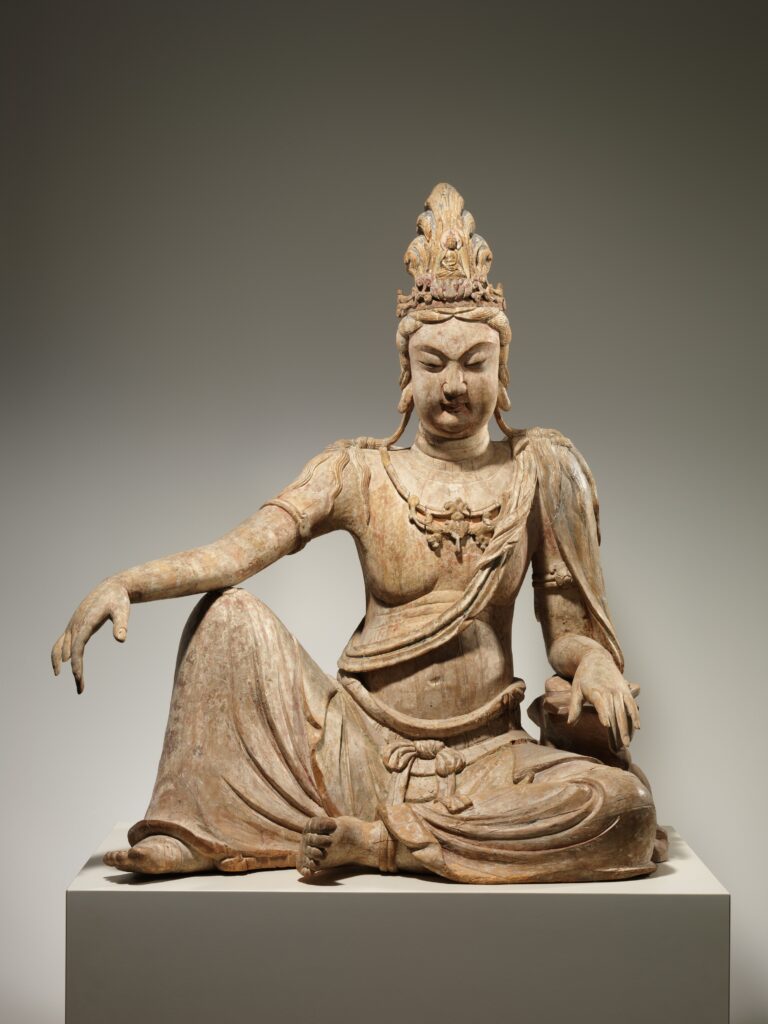 queer mythological characters: Queer Mythological Characters: Bodhisattva Avalokiteshvara in Water Moon Form (Shuiyue Guanyin), China, 11th century, Metropolitan Museum of Art, New York City, NY, USA.
