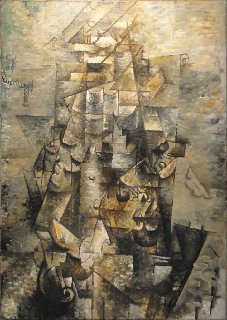 Georges Braque: Georges Braque, Man with a Guitar, 1911-1912, Museum of Modern Art, New York City, NY, USA.
