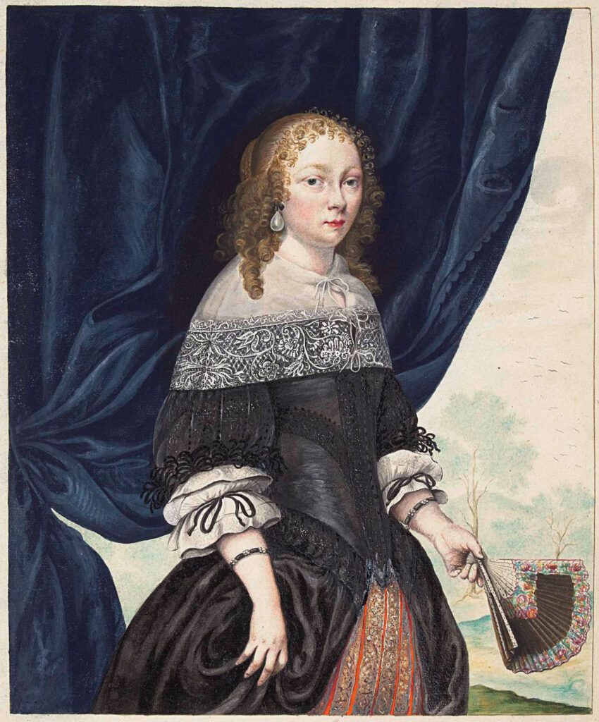 Dutch Golden Age Women: Gesina ter Borch, Self-Portrait, 1661, Rijksmuseum, Amsterdam, Netherlands.
