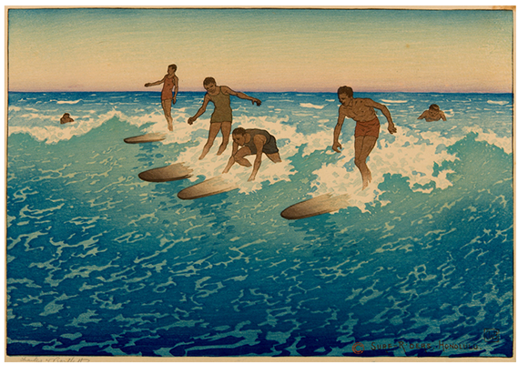 queer mythological characters: Charles W. Bartlett, Surf-Riders. Honolulu, c. 1919—1920, Honolulu Museum of Art, Honolulu, HI, USA.
