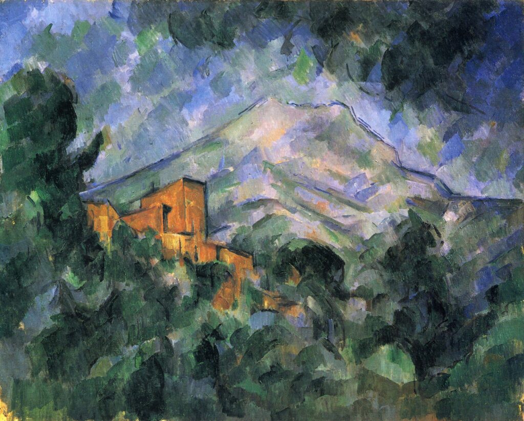 paul cézanne: Paul Cézanne, Mount Sainte-Victoire and Château Noir, Philadelphia Museum of Art, Philadelphia, PA, USA.
