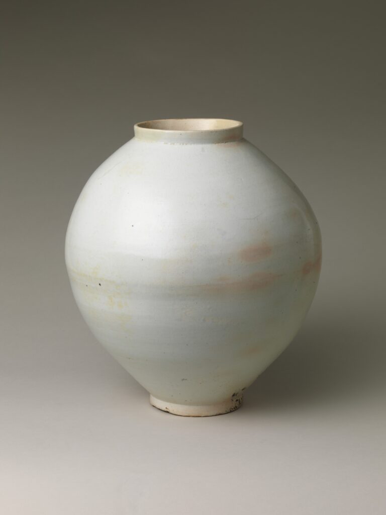 Korean Artworks: 10 Korean Artworks You Should Know: Moon Jar, second half of the 18th century, The Metropolitan Museum of Art, New York City, NY, USA.
