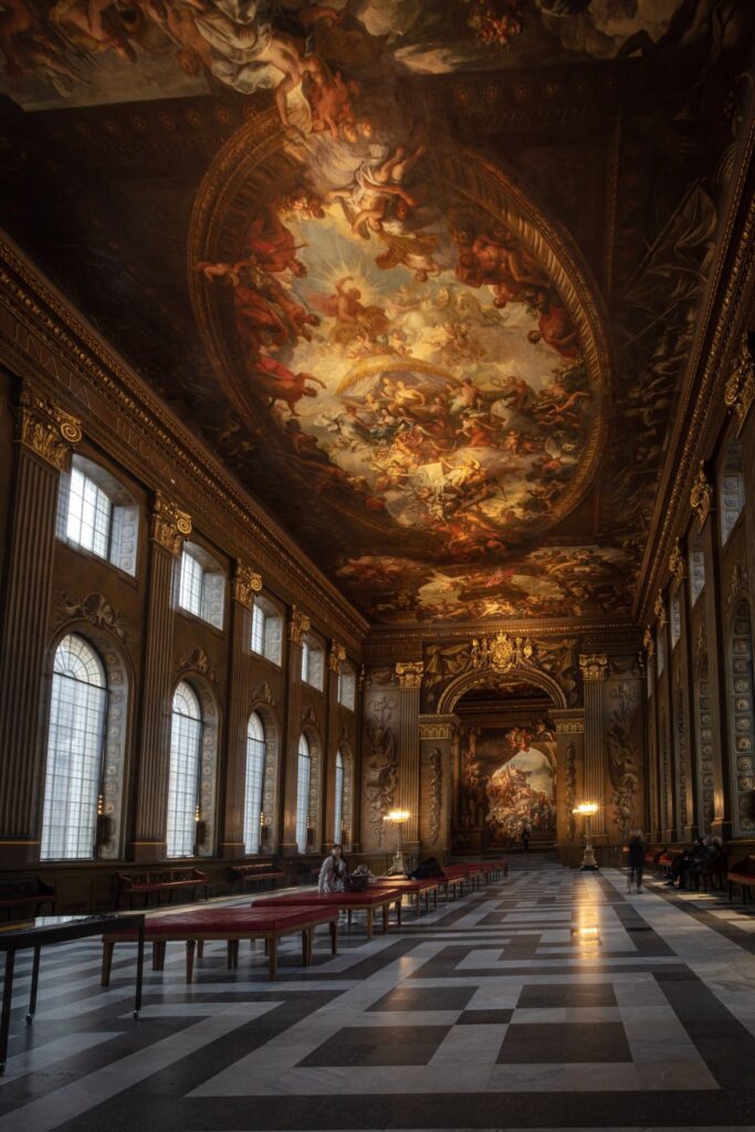 masterpieces London: Sir James Tornhill, Painted Hall, 1707–1726, Old Royal Naval College, London, UK. Photograph by Shawn M. Kent via Wikimedia Commons (CC BY-SA 4.0).
 
