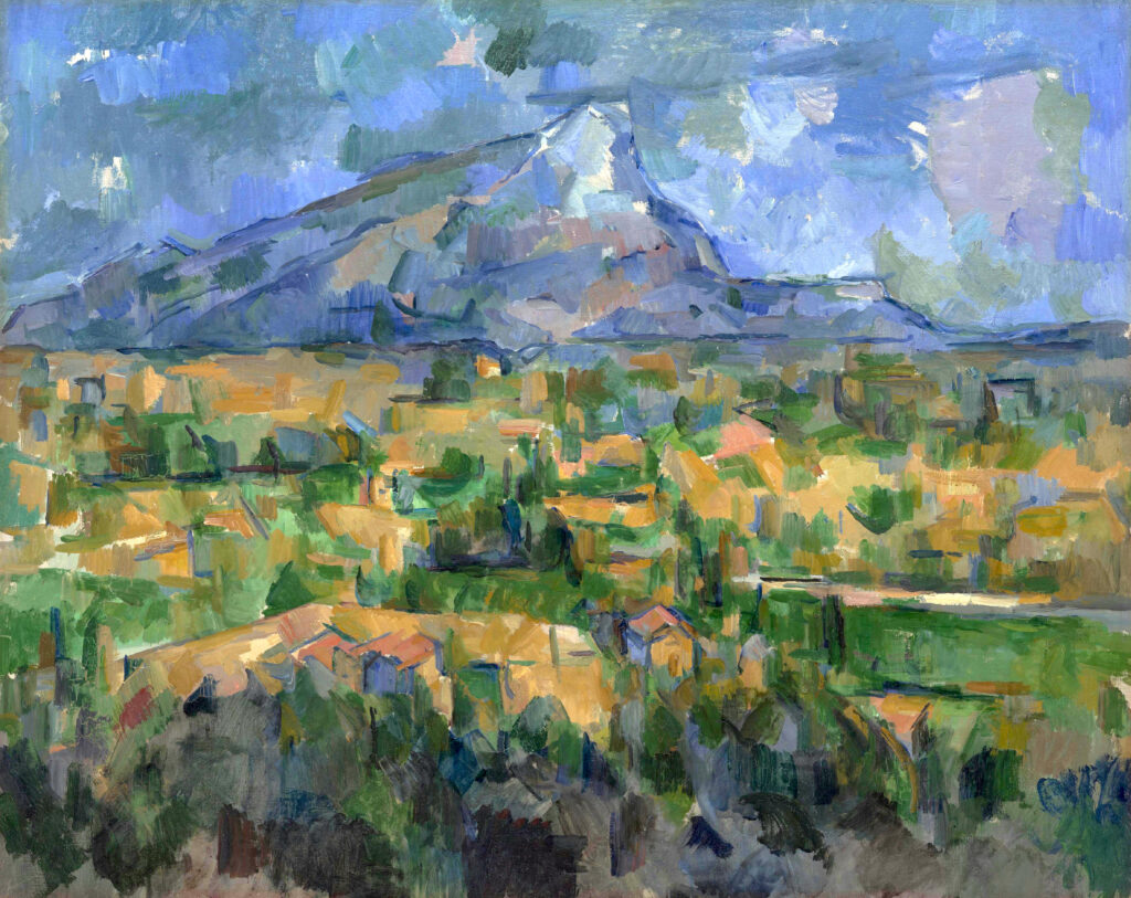 Georges Braque: Paul Cézanne, Mont Sainte-Victoire, 1904, Philadelphia Museum of Art, Philadelphia, PA, USA.
