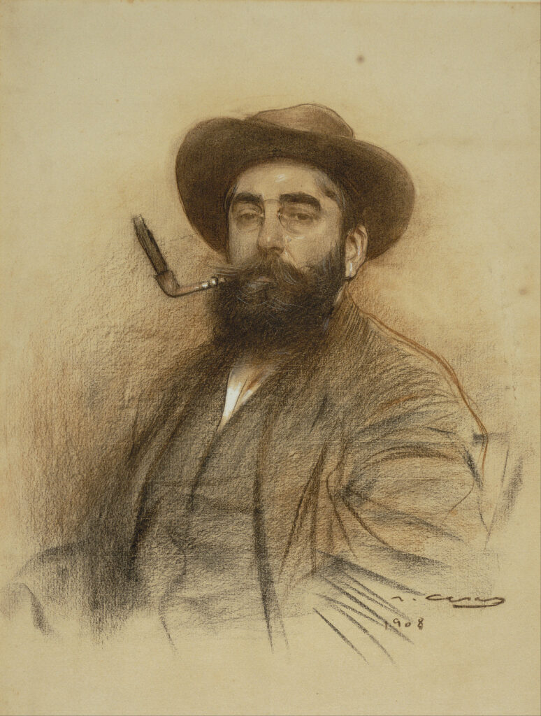Ramón Casas: Ramón Casas, Self-Portrait, 1908, Museu Nacional d’Art de Catalunya, Barcelona, Spain.
