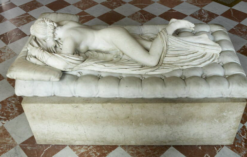 queer mythological characters: Queer Mythological Characters: Sleeping Hermaphrodite, 150-140 BC, Musée du Louvre, Paris, France.
