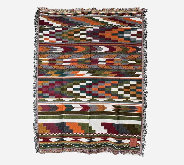 museum gifts: Ten Woven Blanket by Debra Sparrow and Robyn Sparrow, Museum of Anthropology at UBC
