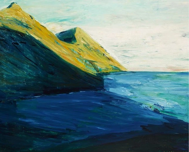 painters from Faroe Islands: Jóannis Kristiansen, Norðragøta, The Faroe Islands, 1957. Mutual Art.

