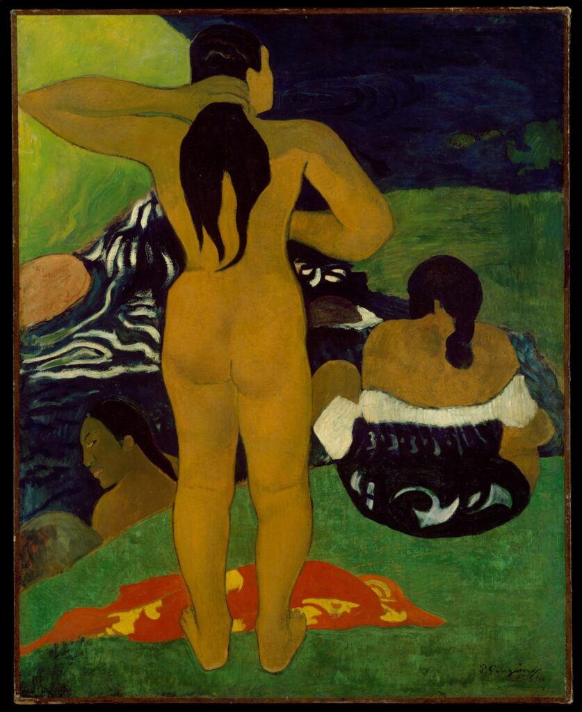 Controversial artists: Paul Gauguin, Tahitian Women Bathing, 1892, The Metropolitan Museum of Art, New York City, NY, USA.

