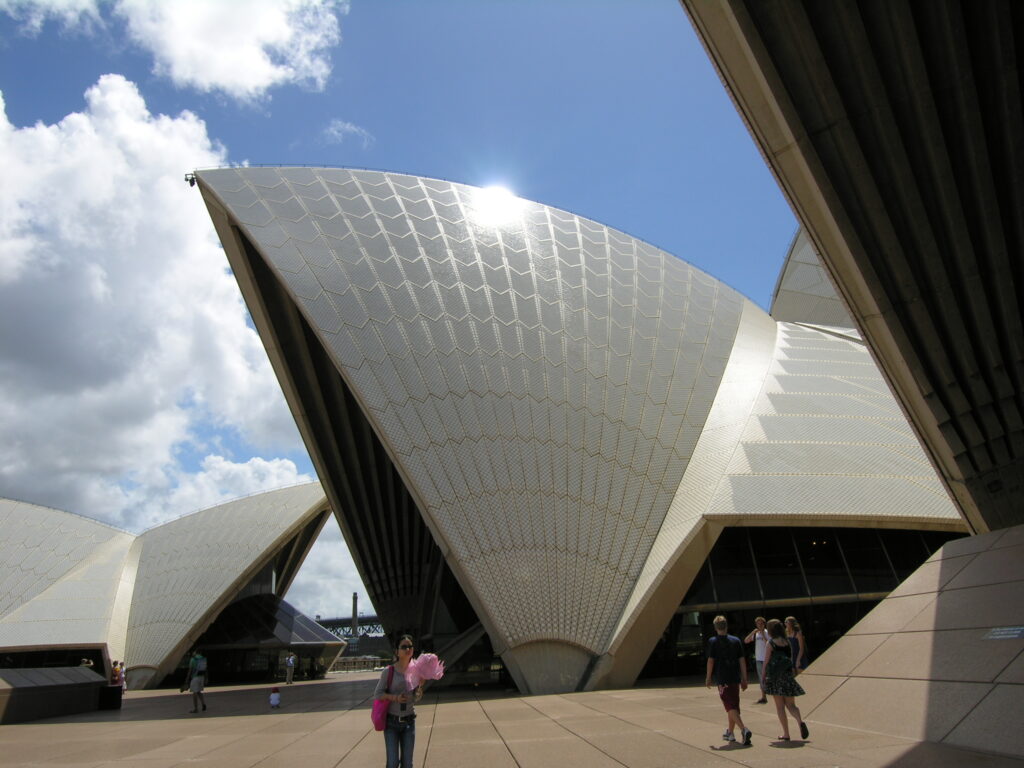 Sydney Opera House: Francesco Bandarin, Sydney Opera House (Australia), particular of the tiles of the roofs, 2007. © UNESCO.
