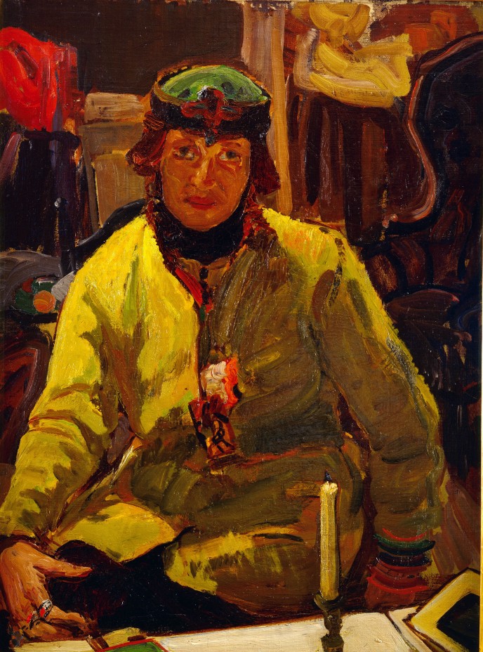 elsa von freytag-loringhoven: Theresa Bernstein, Elsa von Freytag-Loringhoven, c. 1917, Francis M. Naumann Collection, New York.
