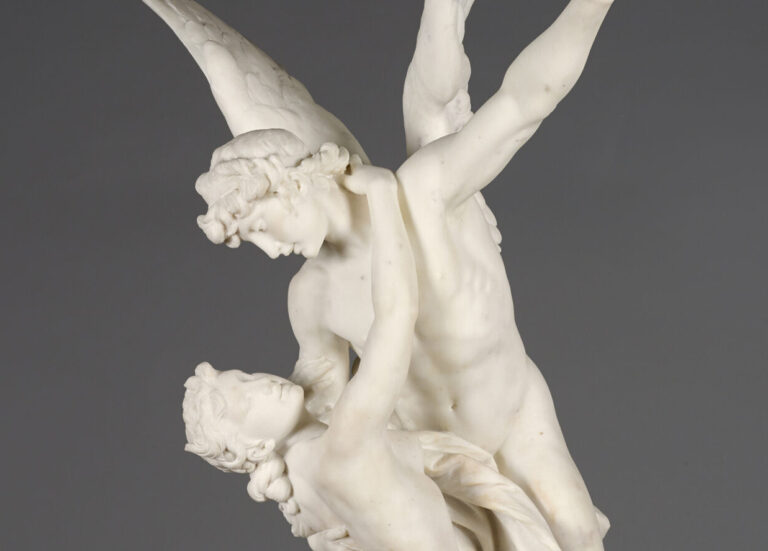 Cupid and Psyche: Theodor Friedl, Cupid and Psyche, 1890, Belvedere, Vienna, Austria.
