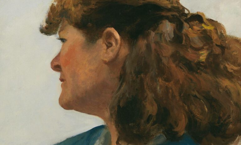 Josephine Hopper: Edward Hopper, Jo Painting, 1936, Whitney Museum of American Art, New York City, NY, USA. Detail.
