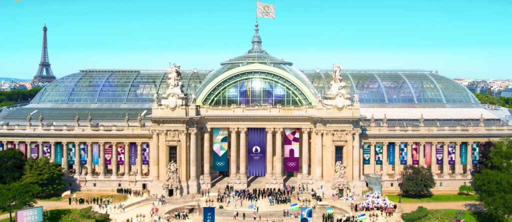 Paris 2024: Grand Palais, Paris 2024. Screenshot via Paris2024.org.
