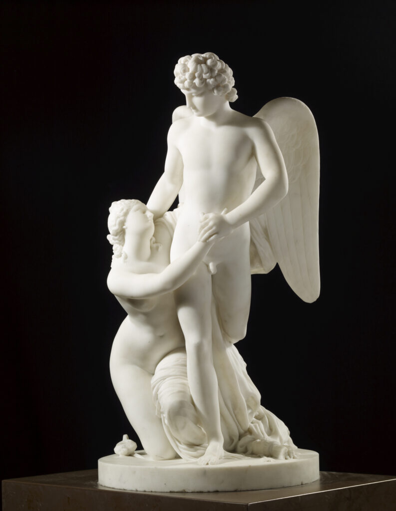 Cupid and Psyche: Johan Tobias Sergel, Cupid and Psyche, 1787, Nationalmuseum, Stockholm, Sweden.
