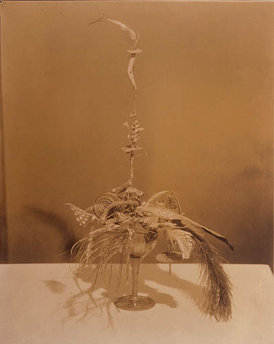 elsa von freytag-loringhoven: Elsa von Freytag-Loringhoven, Portrait of Marcel Duchamp, c. 1920-22. Lost. Photo: Charles Sheeler. Francis M. Naumann Collection, New York.
