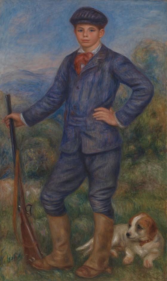 Pierre-Auguste Renoir: Pierre-Auguste Renoir, Jean as a Huntsman, 1910, Los Angeles County Museum of Art, Los Angeles, CA, USA.
