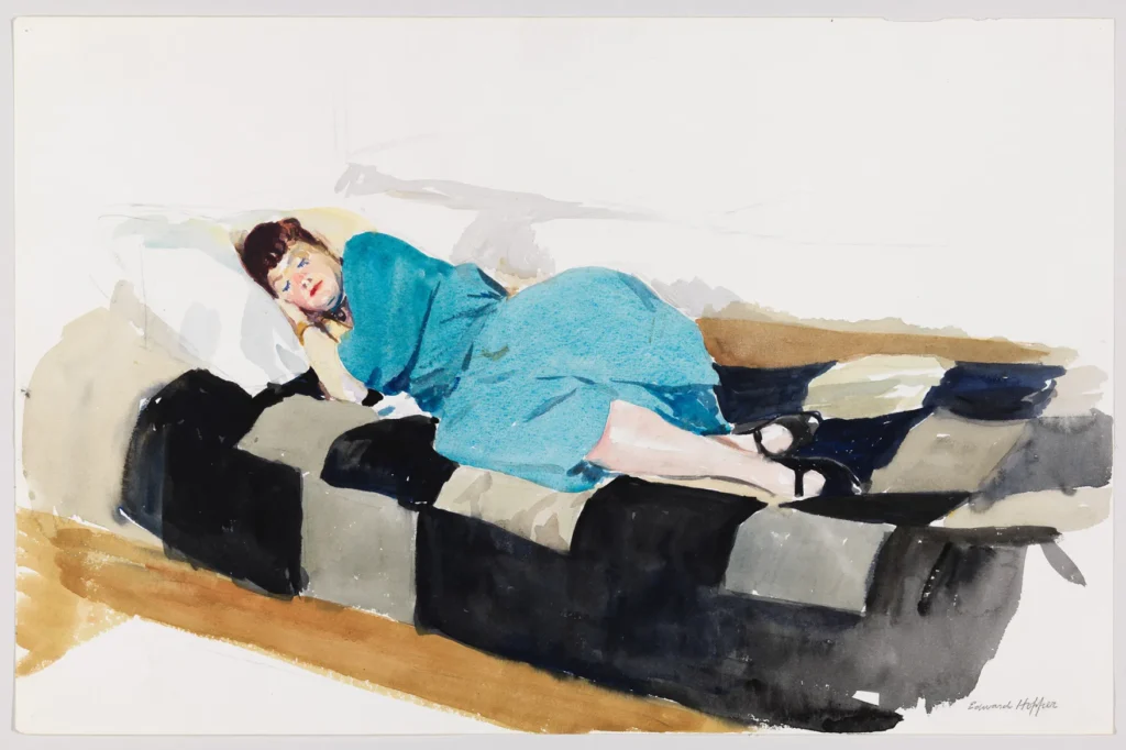 Josephine Hopper: Edward Hopper, Jo Sleeping, c. 1924-1927, Whitney Museum of American Art, New York City, NY, USA.
