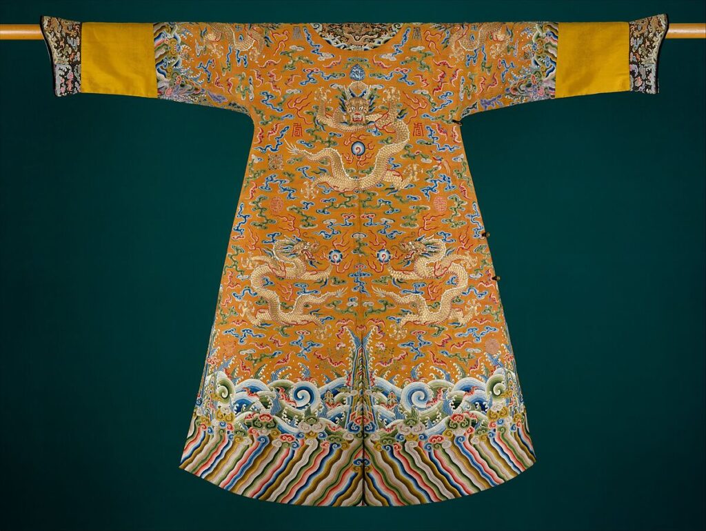 Asian Dragons: Festival Robe, 2nd half of the 18th century, Qing dynasty, Metropolitan Museum of Art, New York City, NY, USA.
