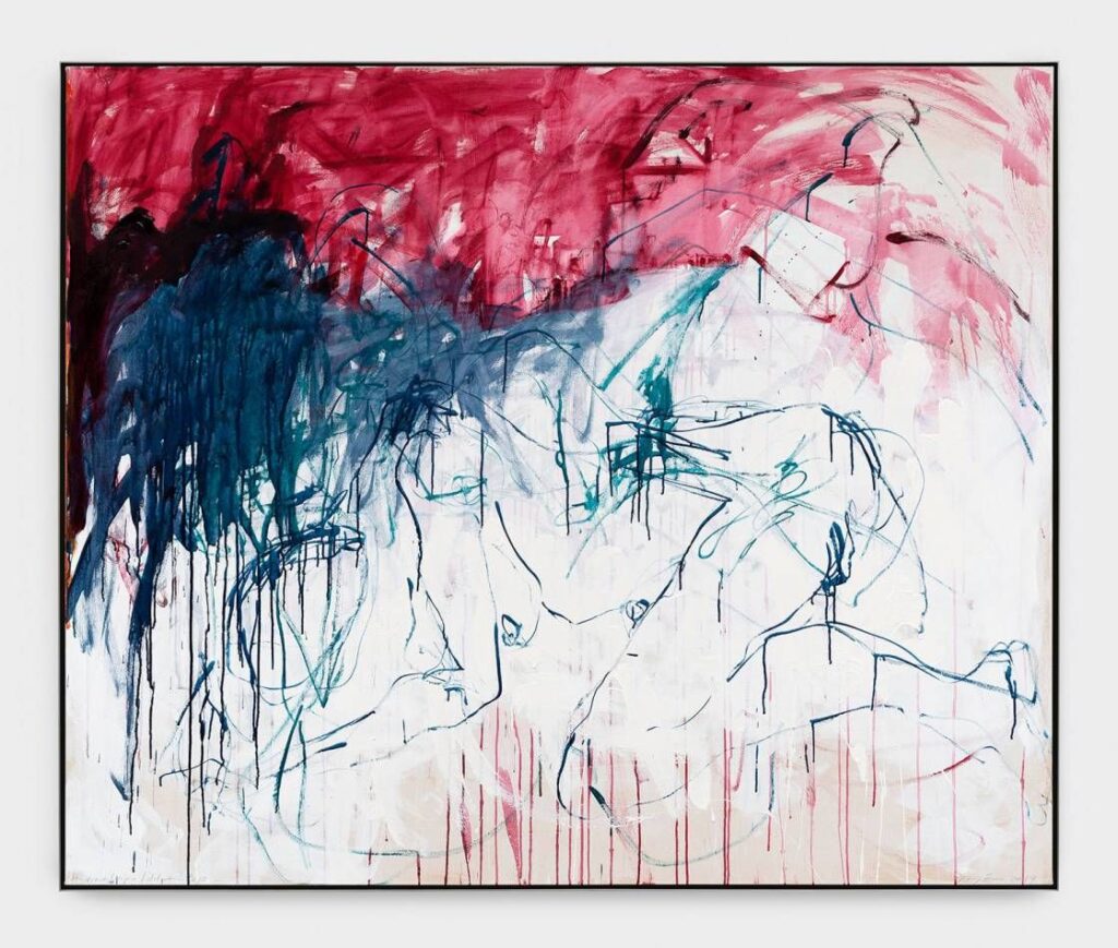 Female rage in art: Tracey Emin, It – didn’t stop – I didn’t stop, 2020. Artspace.
